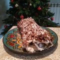 El cooksnap de Néstor Ayose cuando hizo Tronco navideño de oreo.