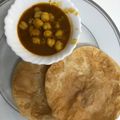 Pooja Singh's cooksnap of when they made Chhole Bhature.