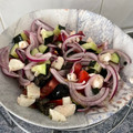 El cooksnap de Magy cuando hizo Ensalada griega Horiatiki.