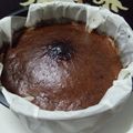 Cooksnap Rose Nani Nizah Nayan semasa beliau membuat Burnt Cheese Cake.