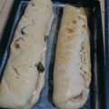 El cooksnap de Abigail Martinez cuando hizo Pan relleno de Jamón y Queso.