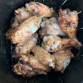 El cooksnap de Mónica GP cuando hizo Alitas de pollo al ajillo en airfryer.