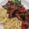 Cooksnap dari Endah Rahma untuk resep Mie sapi lada hitam / black pepper beef noodle
