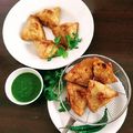Richa Vardhan का कुकस्नैप जब उन्होंने समोसा (samosa recipe in Hindi) बनाया था।