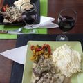 El cooksnap de Laura Rios cuando hizo Lomo al champiñón con puré gurmet.