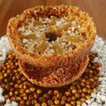 Rashmi Pithadia's cooksnap of when they made Ghevar.