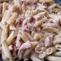 Zsuzsanna Timár-Kovács Cooksnap-ja, amikor elkészítette a(z) Tejszínes Baconos csirkés penne receptet.