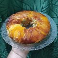 El cooksnap de Ricardo Romero cuando hizo Torta invertida de durazno y avena.