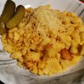 Ferencné Becsei Irénke Cooksnap-ja, amikor elkészítette a(z) Sajtos császármorzsa kukoricalisztből (Gluténmentes) receptet.