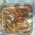 El cooksnap de Tere cuando hizo Gambones al horno.