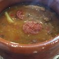 El cooksnap de @tesa.cuina cuando hizo Lentejas con costillón, chorizo, butifarra negra y patata.