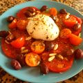El cooksnap de Veronica cuando hizo Ensalada de tomate con burrata y aceite de albahaca.