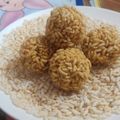 kalpana prasad का कुकस्नैप जब उन्होंने ममरा लड्डू (mamra laddu recipe in Hindi) बनाया था।
