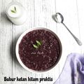Cooksnap dari Mama fathan untuk resep Bubur ketan item(Praktis masak magicom)