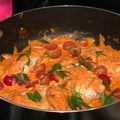 michellel8's cooksnap of when they made Salmon in rose sauce.