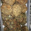 El cooksnap de Silvana Lobo cuando hizo Hamburguesas de acelga con lentejas.