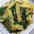 麗麗 的 涼拌菠菜蛋絲 cooksnap
