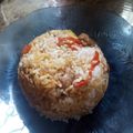 Cooksnap dari Aisyah Lula Izzatul Fath untuk resep Nasi Tim Ayam Jamur