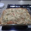 El cooksnap de dennis paul velasquez bustamante cuando hizo Lasaña con atún, setas y verduras.