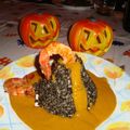 El cooksnap de losidira cuando hizo Volcanes de arroz negro con lava de marisco.