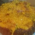 El cooksnap de Damián cuando hizo Torta invertida de naranjas.