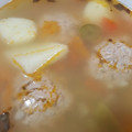 El cooksnap de Patricia Fierro cuando hizo Albóndigas en caldo.