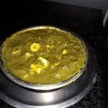 Vanchita Shukla's cooksnap of when they made Palak Paneer.