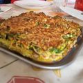 El cooksnap de Andrea cuando hizo Tarta de atún con masa de avena.