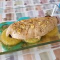 El cooksnap de Javi cuando hizo Solomillo de pavo con piña a la miel.
