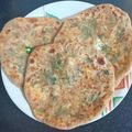 Bhoomi Talati Nayak's cooksnap of when they made પાલક પનીર પરોઠા(Palak paneer parotha recipe in Gujarati).