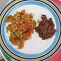 El cooksnap de rosamariaruanohurtado cuando hizo Huevos a la mexicana con tortilla.