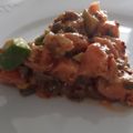 El cooksnap de Eva cuando hizo Tartar de salmón ahumado.