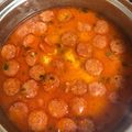 Török András Cooksnap-ja, amikor elkészítette a(z) Csókakői kolbászleves receptet.