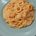 Cooksnap dari Ilona B T Adhitya untuk resep Creamy Marinara Seafood Spaghetti