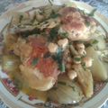 صورة من oum leila، شاركها بعد تجربة وصفة طاجين بسباس بالدجاج والحمص 🍲🍈🌿