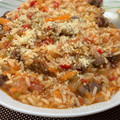 El cooksnap de Fiorella Lopez cuando hizo Guisado de arroz.