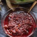 Cooksnap Salina Jalaludin semasa beliau membuat Sambal Strawberi Ikan Masin.