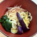 みのりっくす's cooksnap of when they made 冷凍うどん＆レンジで茄子とツナの冷うどん.