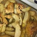El cooksnap de Will cuando hizo Pollo al horno con papa.