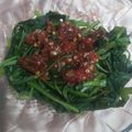 Cooksnap dari deliz untuk resep Rujak kangkung ala saya