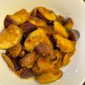Cooksnap Sesimple Loralin semasa beliau membuat Terung Goreng.