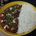 Shweta Shah's cooksnap of when they made રાજમા ચાવલ.