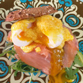 El cooksnap de Yolanda cuando hizo Huevos benedictinos.