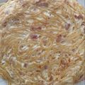 Miss Fluffy's Cooking (Angie's Italian Cooking)'s cooksnap of when they made Spaghetti frittata.
