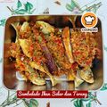 Cooksnap Mahadiah semasa beliau membuat Sambalado Terung Dan Ikan Goreng.