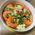 ミルク ココア 的 自製雞蛋豆腐蒸蒜味蝦 cooksnap