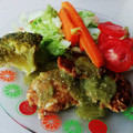 El cooksnap de Leticia LM cuando hizo Tortitas de queso panela en salsa verde.