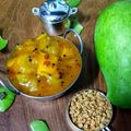 Sanskruti Gaonkar's cooksnap of when they made कैरीचा मेथांबा (kairicha methamba recipe in marathi).