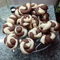 El cooksnap de Valeria Sbaglia cuando hizo Galletitas de aceite bicolores.