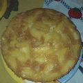 El cooksnap de Paula Mendez cuando hizo Tarta de manzana invertida.